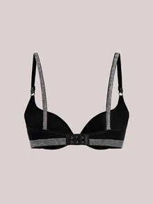 Veilyse 2 Buah Bra Katun Tanpa Kawat dengan Cup Lembut untuk Tidur Nyaman untuk Wanita - MultiWarna - View 9