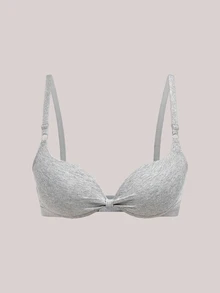 Veilyse 2 Buah Bra Katun Tanpa Kawat dengan Cup Lembut untuk Tidur Nyaman untuk Wanita - MultiWarna - View 10