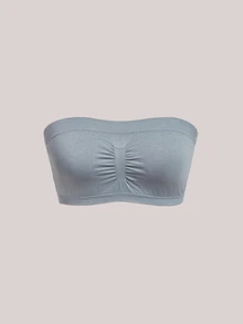 Veilyse 3pcs/Set Women's Solid Color Unpadded Wireless Casual Camisole Bras - Multicolor - View 8