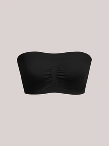 Veilyse 3pcs/Set Women's Solid Color Unpadded Wireless Casual Camisole Bras - Multicolor - View 12