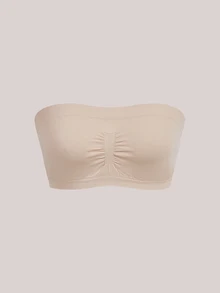 Veilyse 3pcs/Set Women's Solid Color Unpadded Wireless Casual Camisole Bras - Multicolor - View 10