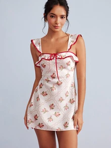 Elorette Women Sleep Dresses - White - View 3