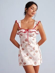 Elorette Women Sleep Dresses - White - View 1