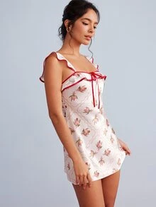 Elorette Women Sleep Dresses - White - View 4