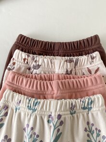 SHEIN 6件裝女嬰連身衣 - 彩色 - 查看 4