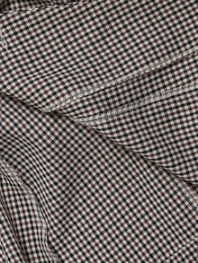 SHEIN MOD Plus Size Autumn Sleeveless Plaid Blazer Vest & Wide Leg Straight Pants Set, Asymmetric Front Design, Urban Casual, Old Money Style, Young Lady, Office Wear, Elegant Commute - Multicolor - View 13
