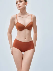 Softvol 5 buah Celana Dalam Hipster Wanita Tanpa Jahitan dengan Elastisitas Tinggi - MultiWarna - View 7