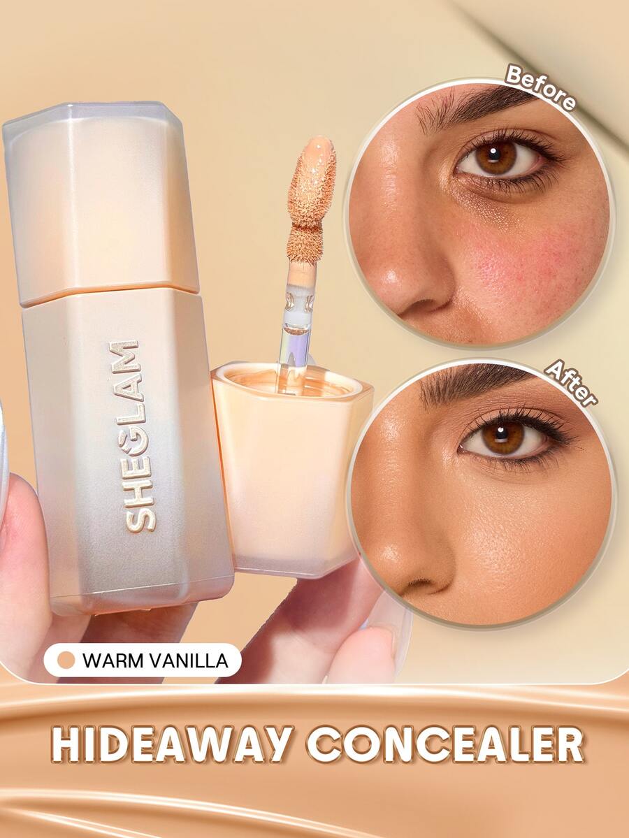 SHEGLAM Hideaway 全遮瑕膏-Warm Vanilla 修色提亮遮瑕與修容 品牌美妝化妝品 適合女士與女孩 - Warm Vanilla - 查看 1