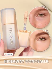 SHEGLAM Hideaway 全遮瑕膏-Linen 修色提亮遮瑕與修容 品牌美妝化妝品 適合女士與女孩 - 亚麻 - 查看 1
