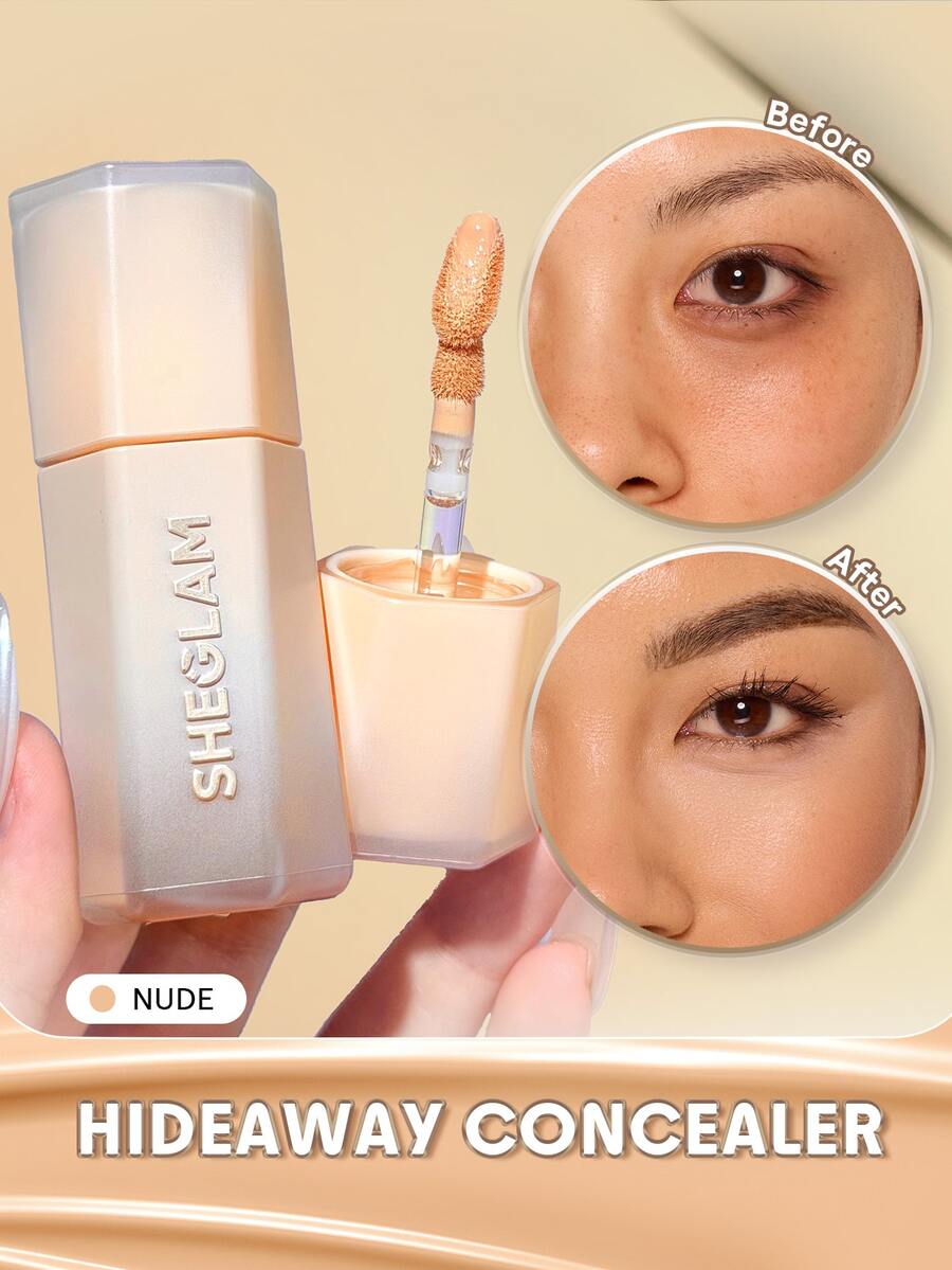 SHEGLAM Hideaway 全遮瑕膏-Nude 修色提亮遮瑕與修容 品牌美妝化妝品 適合女士與女孩 - 裸色 - 查看 1