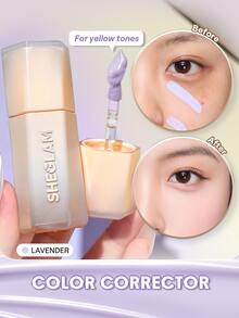 SHEGLAM Hideaway 全遮瑕膏-Lavender 修色提亮遮瑕與修容 品牌美妝化妝品 適合女士與女孩 - 薰衣草色 - 查看 1