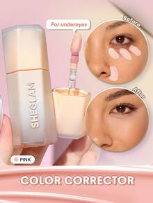 SHEGLAM Hideaway 全遮瑕膏-Pink 修色提亮遮瑕與修容 品牌美妝化妝品 適合女士與女孩 - 粉色 - 查看 1