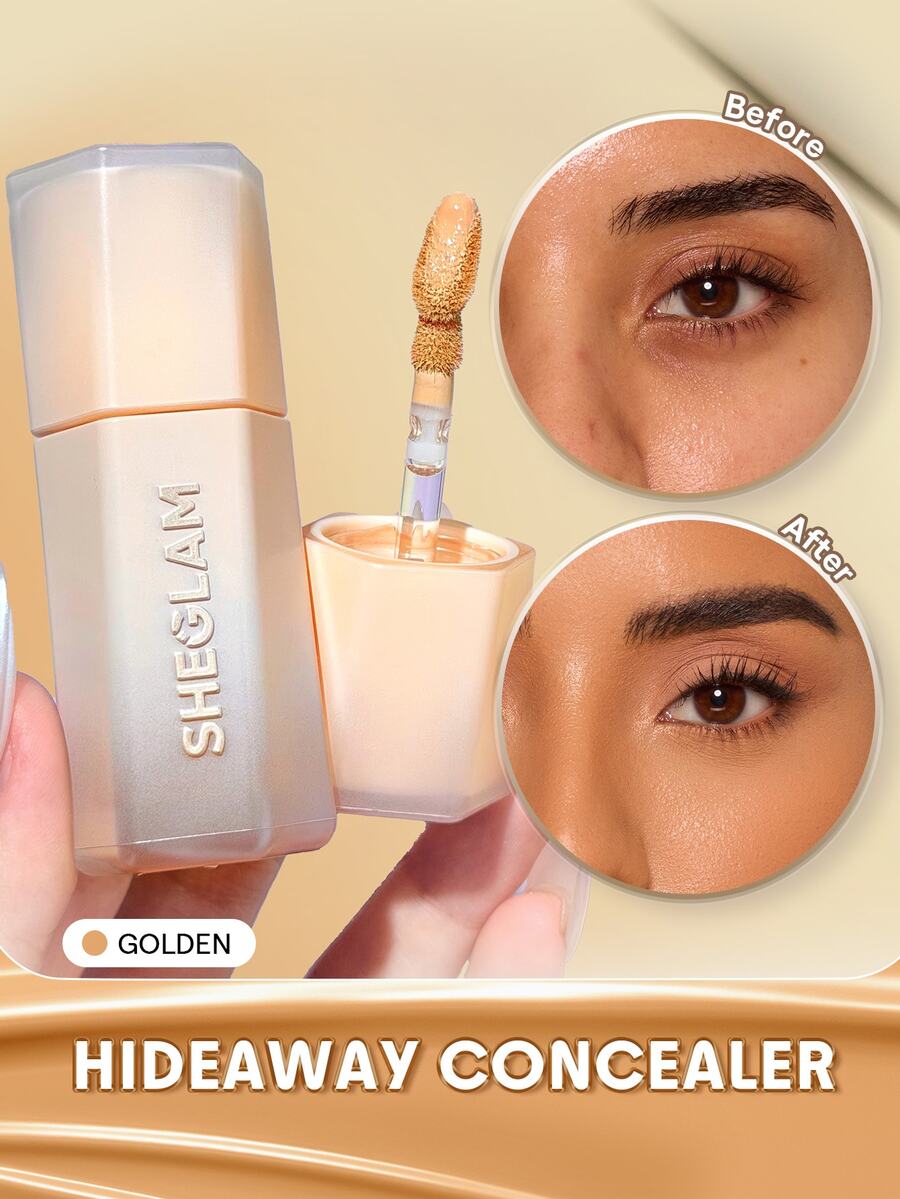 SHEGLAM Hideaway 全遮瑕膏-Golden 修色提亮遮瑕與修容 品牌美妝化妝品 適合女士與女孩 - Golden - 查看 1