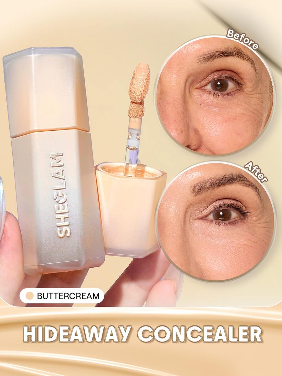 SHEGLAM Hideaway 全遮瑕膏-Buttercream 修色提亮遮瑕與修容 品牌美妝化妝品 適合女士與女孩 - Buttercream - 查看 1