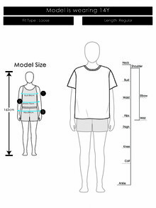 SHEIN Sparklyn 1件青少年音樂節街頭風基礎哥德龐克條紋拼接 2合1 哥德印花圓領寬鬆長袖T恤 - 彩色 - 查看 9