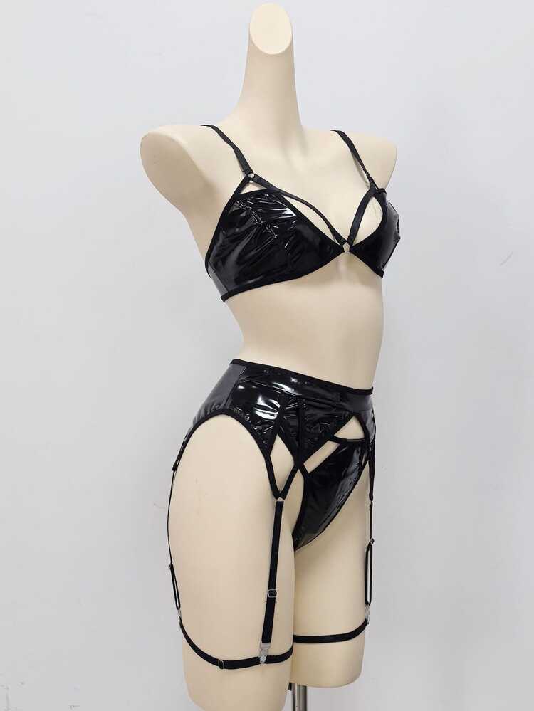 AltCore Set de 4 sujetadores inalámbricos y sexys para mujer - Negro - Añade 5