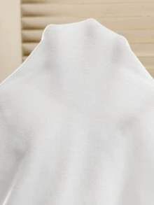 SHEIN Maternity Letter Print Nursing Function Long Sleeve Sweatshirt Winter - White - View 8