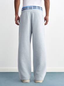 TOKVUE Men's Drawstring Waist Digital Pattern Casual Daily Wear Sweatpants - Multicolor - View 3