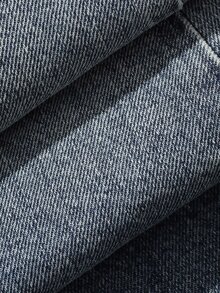 DAZY Rok Denim Panjang Kasual Wanita dengan Atasan Lucu - Putih - View 10