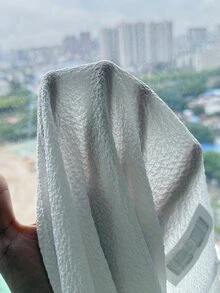 SHEIN 青少年女孩編織純色荷葉邊休閒襯衫，女孩襯衫，襯衫，優雅襯衫，正式上衣，服飾，校園穿搭，白色上衣，返校穿搭，校服，女孩襯衫，襯衫，襯衫青少年女孩 - 白色 - 查看 7