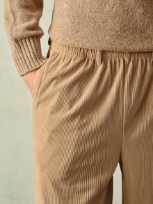 RONVEXI Men's Solid Color Casual Versatile Daily Wear Long Pants Formal Old Money - Khaki - View 6
