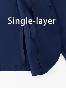 SHEIN 青少年男孩 2 件套西裝外套背心與長褲 畢業禮 婚禮戒童 首次領聖體 正式場合 表演套裝 秋季 - 藏蓝色 - 查看 9