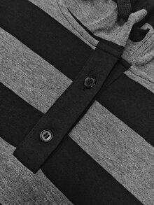 Collagica Collagica Plus Size Mid-Length Round Neck Drop Shoulder Women's Sweatshirt, Great Gift, Ribbed Ribbed Fabric Casual Loose Mid-Length Round Neck Drop Shoulder Hooded Women's Pullover, Gift For Friends, Women's Sweatshirt - Multicolor - View 6