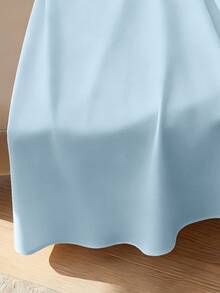 GlowEve Women's Summer Sleeveless Pleated Yellow Dress, Elegant Dress - Blue - View 4