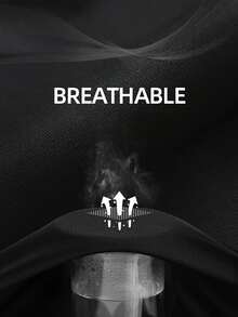 GymBeat 男士半高領健身T恤，啞鈴印花短袖肌肉修身運動上衣，舒適運動訓練T恤，健身房 - 黑色 - 查看 4