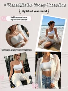 SHEIN Women Bras & Bralettes - White - View 6