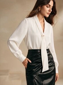 Anewsta Women Blouses & Shirts - White - View 6