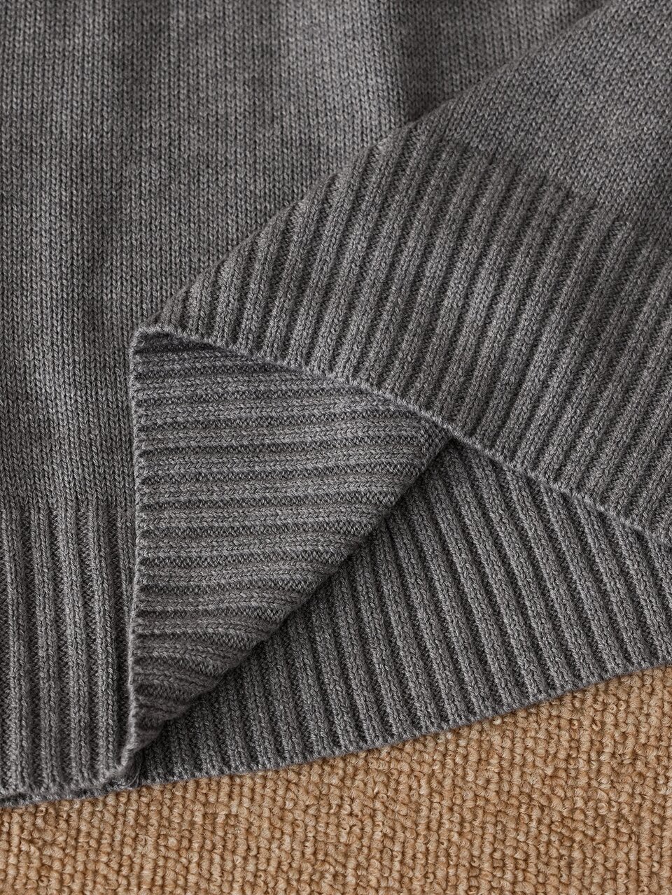 Anewsta Fall/Winter High-End Elegant Solid Color 2 In 1 Pullover Shawl Top For Brunch, Work Grey