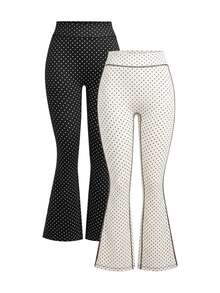 SHEIN Velisys 2PCS Women Sports Pants - Multicolor - View 3