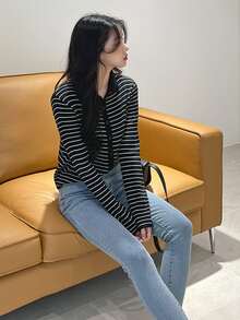 DAZY Solid High Waist Skinny Jeans - Light Wash - View 5