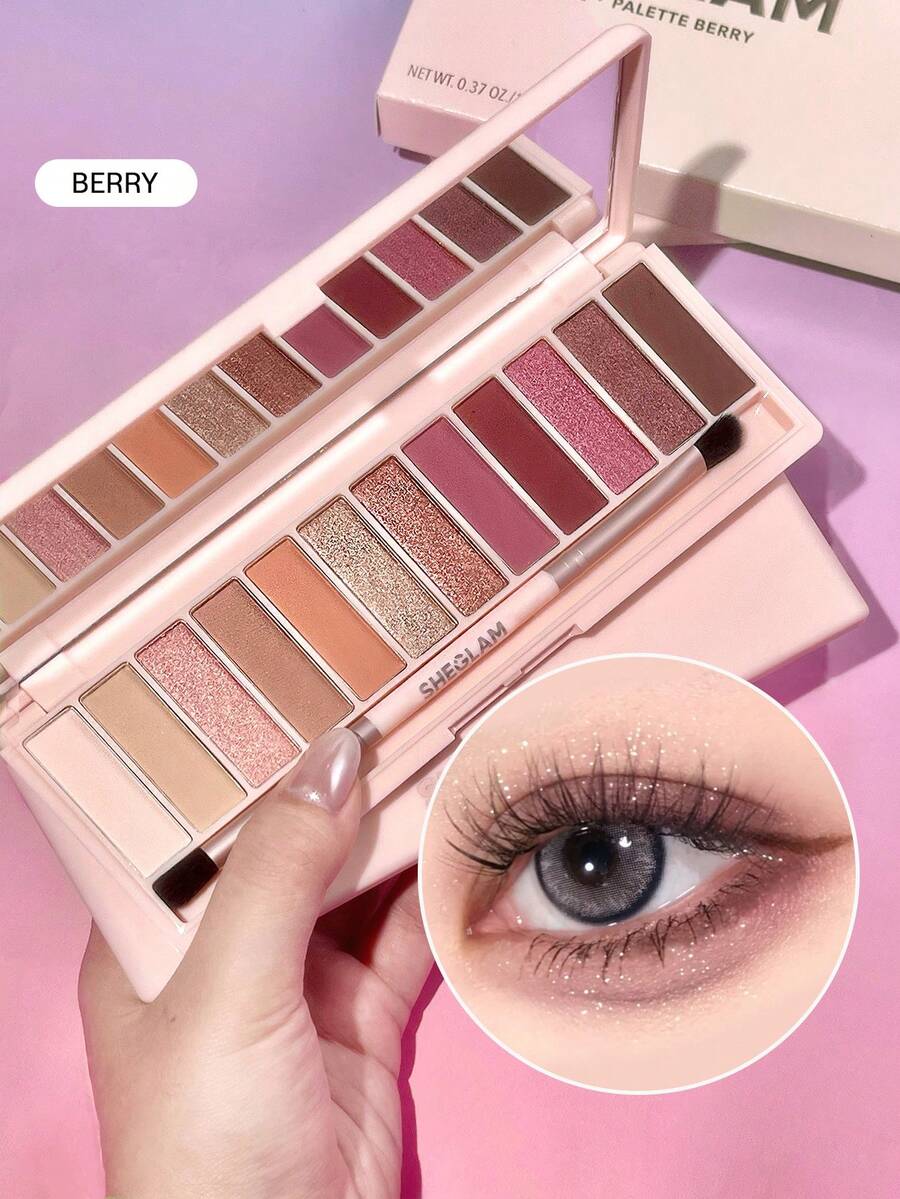 SHEGLAM Berry Palette Brand Beauty Cosmetic Makeup For Women And Girls - Berry - View 1