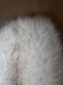 GalTyme Plus Size Fashion Elegant Faux Fur Shawl Coat Winter - White - View 10