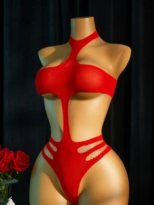 SpicyHot Women Lingerie Teddies And Bodysuits - Red - View 6