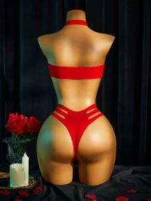 SpicyHot Women Lingerie Teddies And Bodysuits - Red - View 2