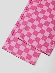 GlowEve Women's Casual Checkerboard Print Denim Jeans - Multicolor - View 5