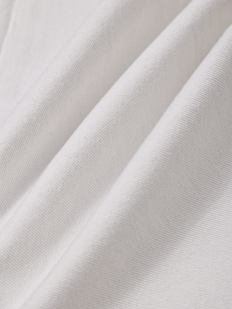 GlowEve 女款條紋拼接流蘇飾邊喇叭牛仔褲 - 彩色 - 查看 6