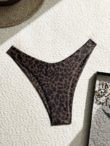 Oceva Leopard Print Swimwear Bottoms, Random Print - Multicolor - View 4