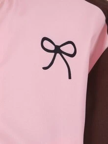SHEIN 2件組拉鍊開襟針織外套長袖立領夾克＋寬鬆長褲休閒時尚套裝，適合秋冬，適用於上學、購物、外出，舒適便利 - 彩色 - 查看 6