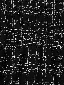 Tween Girl Black Plaid Long Sleeve Black Dresses Homecoming Dress Fall Style US Fall Style - Black - View 6