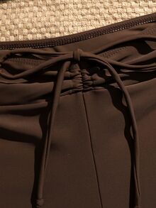 Swim Vcay Women's Solid Color Minimalist Daily Swimwear Set - Coffee Brown - View 7