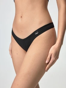 Loungeista Women's Casual Multicolor Print Fabric Thong Panties - Multicolor - View 7