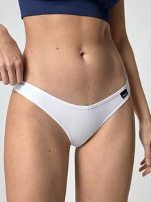 Loungeista Women's Casual Multicolor Print Fabric Thong Panties - Multicolor - View 2