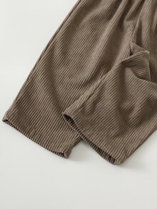 Cozy Pixies 男嬰可愛拼色短袖 Polo 衫與冬季長褲套裝 - 彩色 - 查看 8