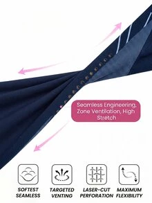 Innovista Innovista 女士休闲运动高腰塑身提臀短裤收腹健身短裤运动塑形衣女士高腰运动短裤骑行短裤女士收腹 - 藍色 - 查看 6