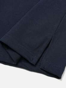 DAZY Men's Summer Letter Print Round Neck Short Sleeve Casual T-Shirt Graphic Tees Men - Navy Blue - View 7