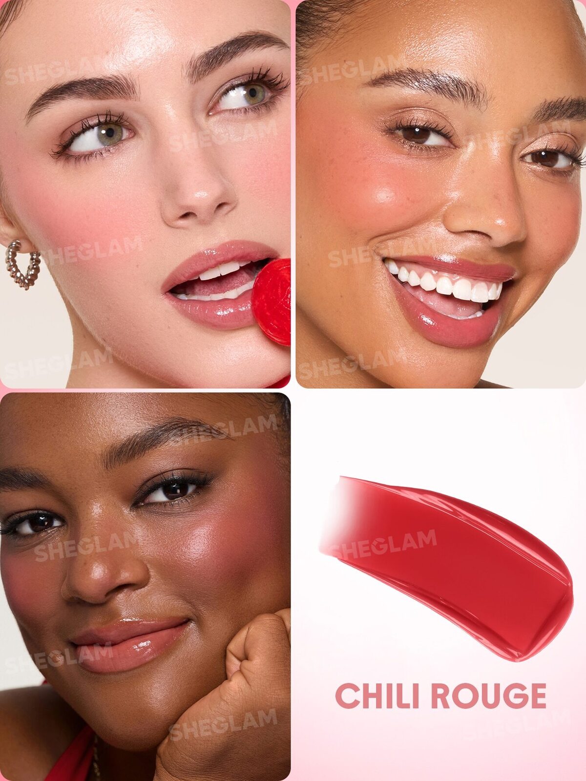 Squeeze & Dot Matte Blush Paint 213 Chili Rouge